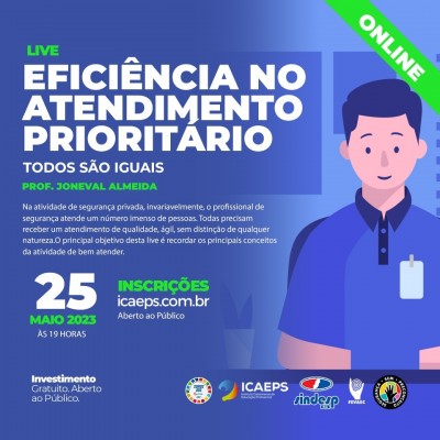 LIVE: EFICIÊNCIA NO ATENDIMENTO PRIORITÁRIO
