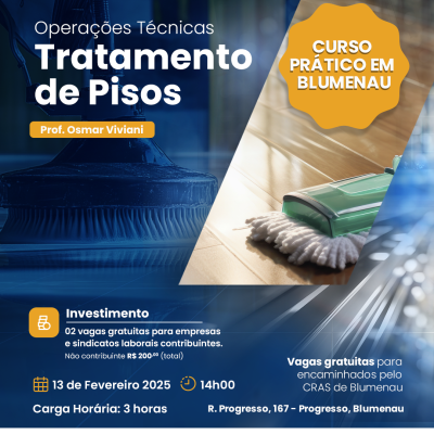 PRESENCIAL TREINAMENTO - TRATAMENTO DE PISOS 