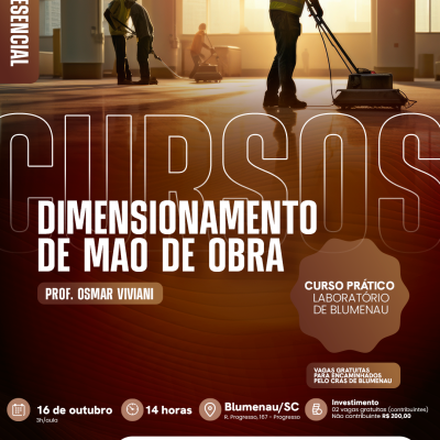 TREINAMENTO PRESENCIAL - DIMENSIONAMENTO DE MAO DE OBRA