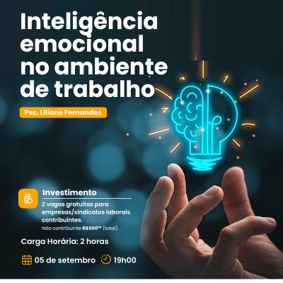 TREINAMENTO: INTELIGÊNCIA EMOCIONAL NO AMBIENTE DE TRABALHO 