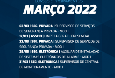Agenda Março 2022